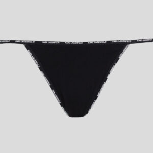Čierne brazílske nohavičky Mini Logo Brazilian