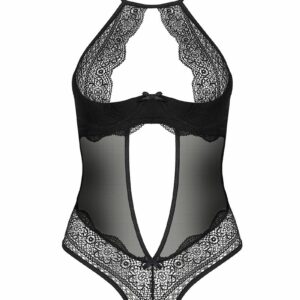 Čierne čipkované body Yona