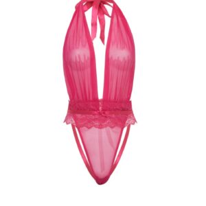 Fuchsiové crotchless body Maylah