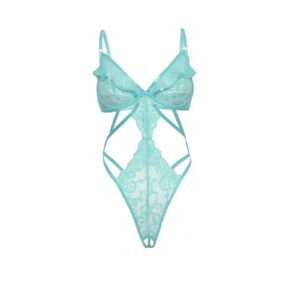 Tyrkysové open-bra body Hannah